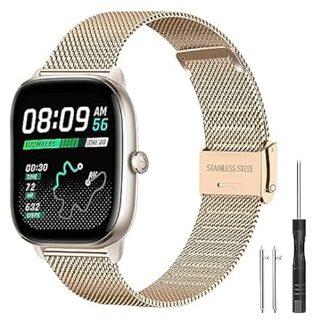 Harikiri Pulseira compatível com Amazfit GTS 4 Mini/GTS 4/GTS 3/GTS 2e/GTS 2 Mini/GTS 2/GTS