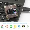 USB Camera Global Shutter 50fps High Speed Webcam Module for Computer Wide Angle No Distortion Lightburn Laser Engraver PC Cam for Motion Capture Face Recognition Codes Scanning
