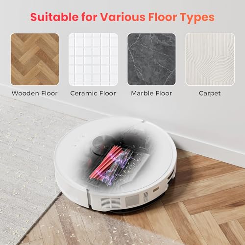 Image of 1 Set Main Brush Replacement for Roborock S8 / S8+ / S8 Pro Ultra / S8 MaxV Ultra / S8 Max Ultra / Q5 Pro / Q5 Pro+ / Q5 Max+ / Q8 Max / Q8 Max+ / Qrevo Master /Qrevo Slim Vacuum Roller Brush Parts