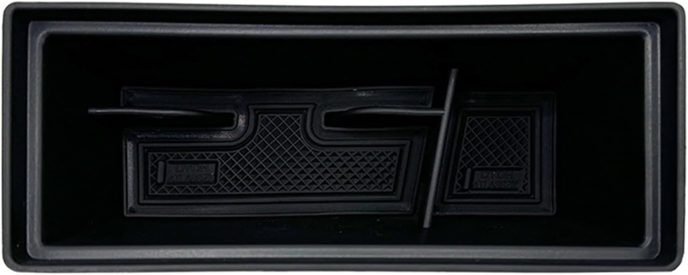 Car Glove Box Organizer Fit for Volkswagen Atlas Upper Central Control Storage Box Armrest Box Accessories Compact(Blue)