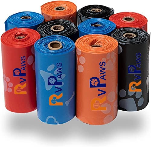 RvPaws Plastic Portable Paw Print Dog Poo Cat Trash Garbage Pet Collection Wear Resistant and Leak Proof Waste Bag 3 Roll in a Pack, 45 Bag And 1 Poop Holder (B09XKFVWVG) Amazon Price History, Amazon Price Tracker