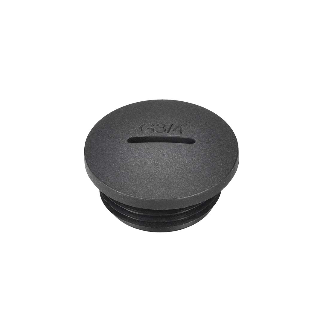 uxcell G3/4 Nylon Male Threaded Cable Gland Screw End Cap Cover Black-image-29