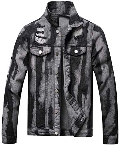 Classic Ripped Slim Denim Jacket 