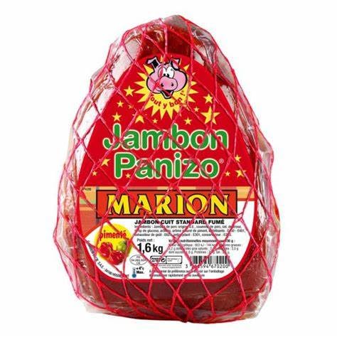 Jambon de Noël Panizo (sans os - pimenté - avec couenne) - 1,6kg - Marion
