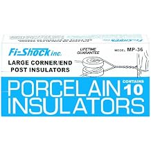 Fi-Shock MP-36 Large Corner or End Post Porcelain Insulator, 10-Per Box