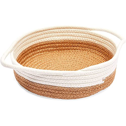 Juvale White Woven Fruit Basket Set With Handles (9.8 X 8.7 X 2.8 In, 3 Pack) #TOP4