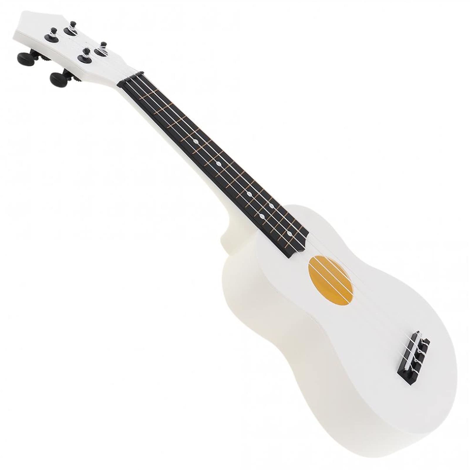 Ukulele koncertowe Początkujący Ukulele 21 Cal Wysokiej Jakości Przenośny Sopran Ukulele 15 Progu Materiał ABS 4 Struny Gitara Hawajska Z Kilofem Dla Dzieci I Początkujących