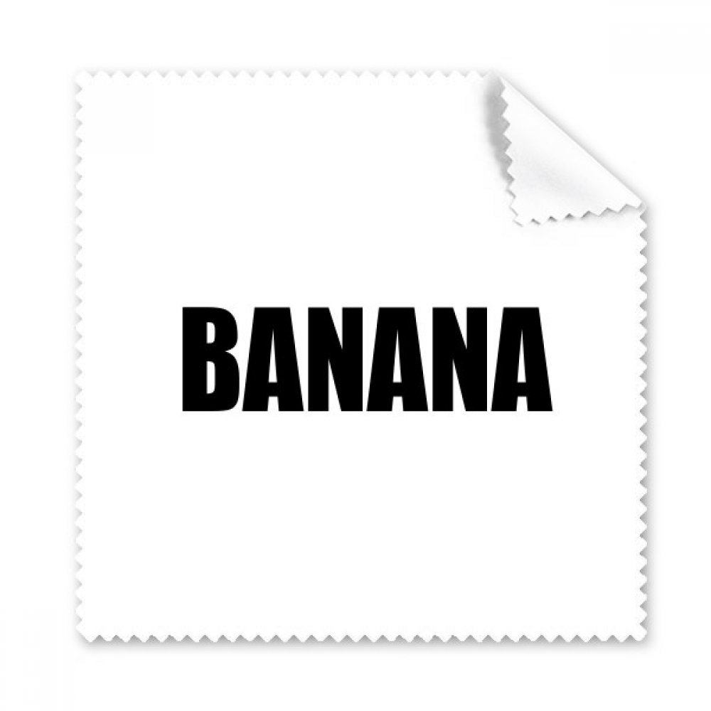 Chiffon de nettoyage tissu lunettes écran téléphone banane fruit 5pcs