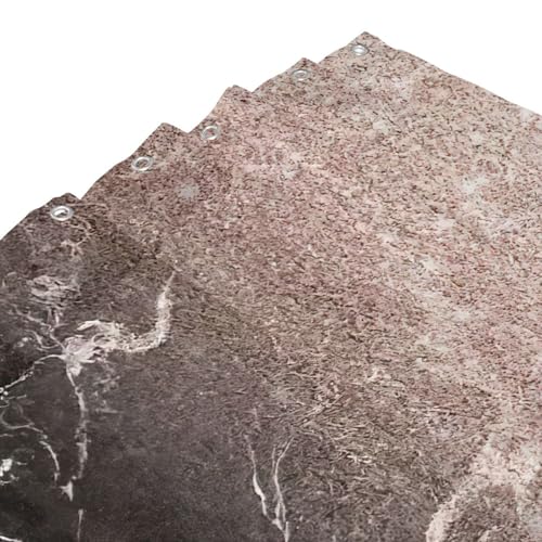 Rideau de douche polyester or rose 183x183 avec œillets antirouille et boutons-pression - 6