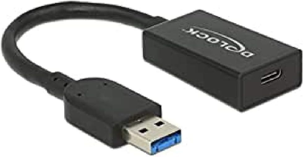 Converter USB 3.1 Gen 2 Type-A Male > USB Type-C Female Active Black 15