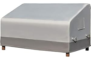 Gorilla Grip Premium Outdoor Loveseat Cover: Waterproof, Windproof, & UV-Coated for Outdoor Elements Protection