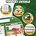HIGHRAZON Magnetic Baseball Coach Clipboard, Dry Erase Lineup Board, Premium Tactical Baseball Coaching Board with 40 Lineup Cards, Dugout Display Softball Coaching Accessories - Green