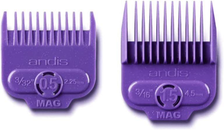 Andis Magnetic Comb Set - Dual Pack 0.5 & 1.5, 1 Count