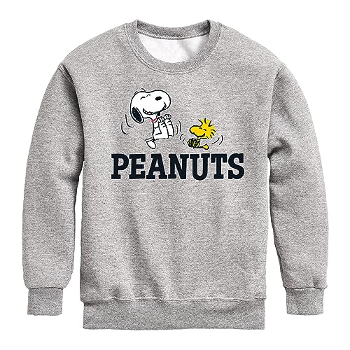 HYBRID APPAREL - Peanuts - Snoopy and Woodstock - Toddler & Youth Crewneck Fleece Sweatshirt