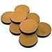 Furniture Felt Pads - Premium Quality - Best for Hard Floor Protection, Wood, Laminate, Tile, Vinyl, Marble, Concrete - Non Slip Rubber Pad (No glue or nails), Chair Feet Pads - Set of 8 Protectors