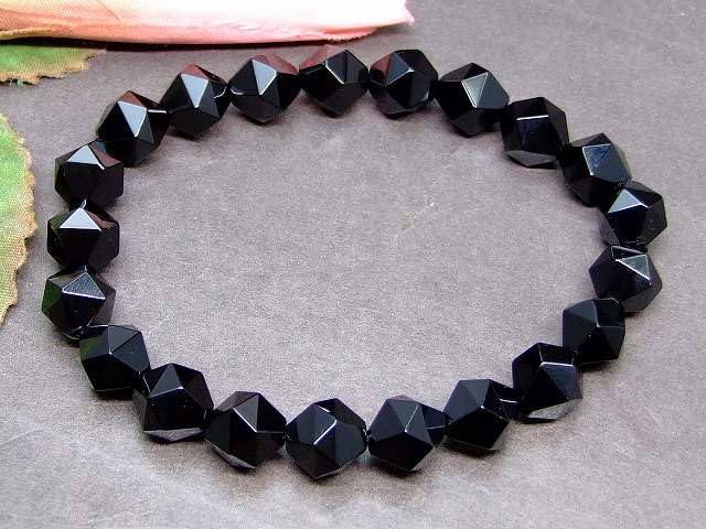 Amazon.co.jp: g3-117C 10mm 5A スターカット モリオン 黒水晶 鑑別済