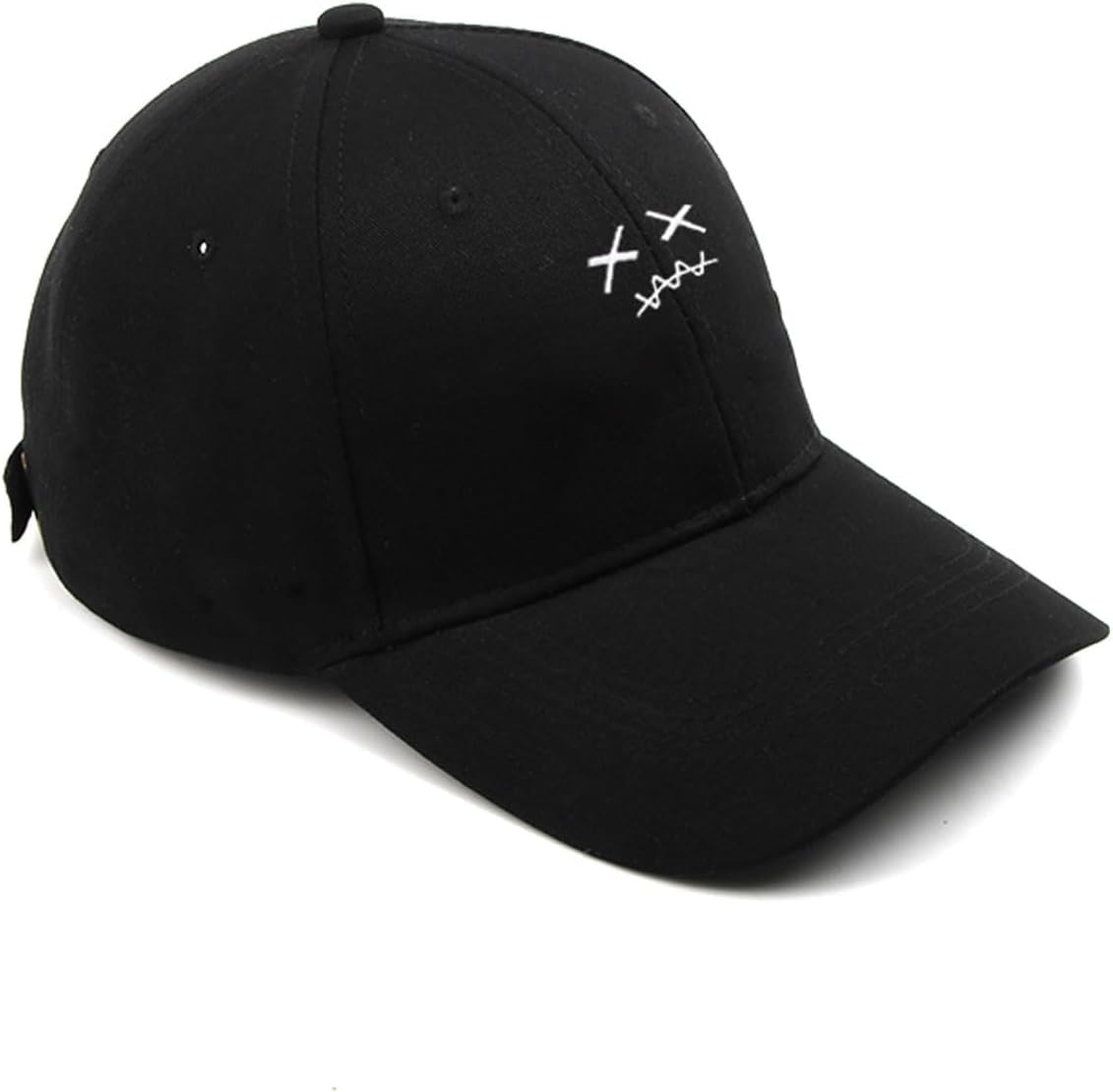 Unisex Black & White Baseball Cap-Hip Hop, Gothic, Punk Rock Streetwear Snapback Hat-Adjustable Funny Hat - Image 3