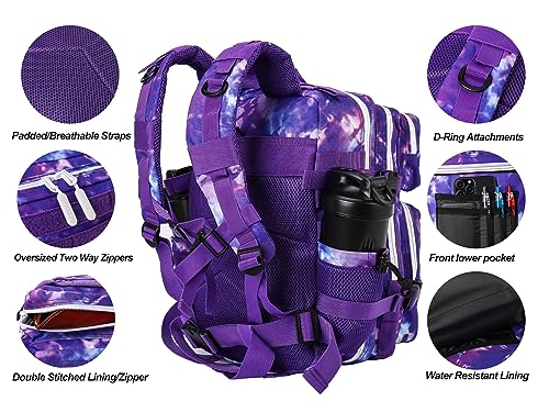 Image of LHI Tactical Military Backpack for Men and Women 25L /35L Army Assault Pack Bag Small Rucksack with Bottle Holder