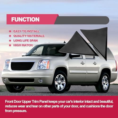 Bsamzo 25857289 Front Door Upper Trim Panel Triangle Cover Driver And Passenger thumb #2