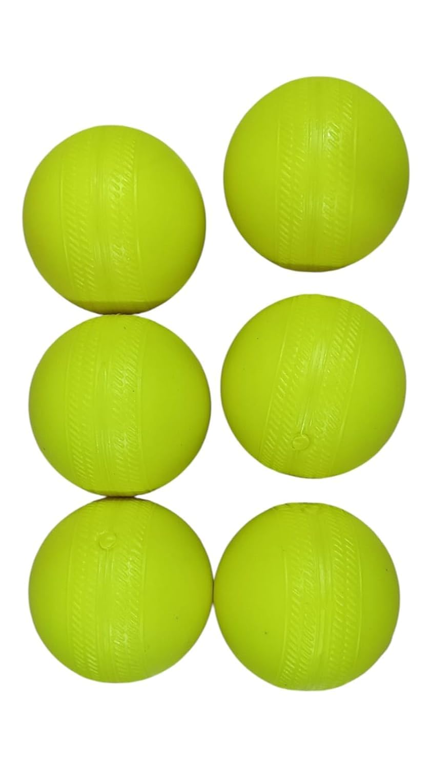 UP15 Cricket Wind Balls Practice Training Balls | Yellow Colour | Pack of 6 Lightweight Cricket Balls-image-43