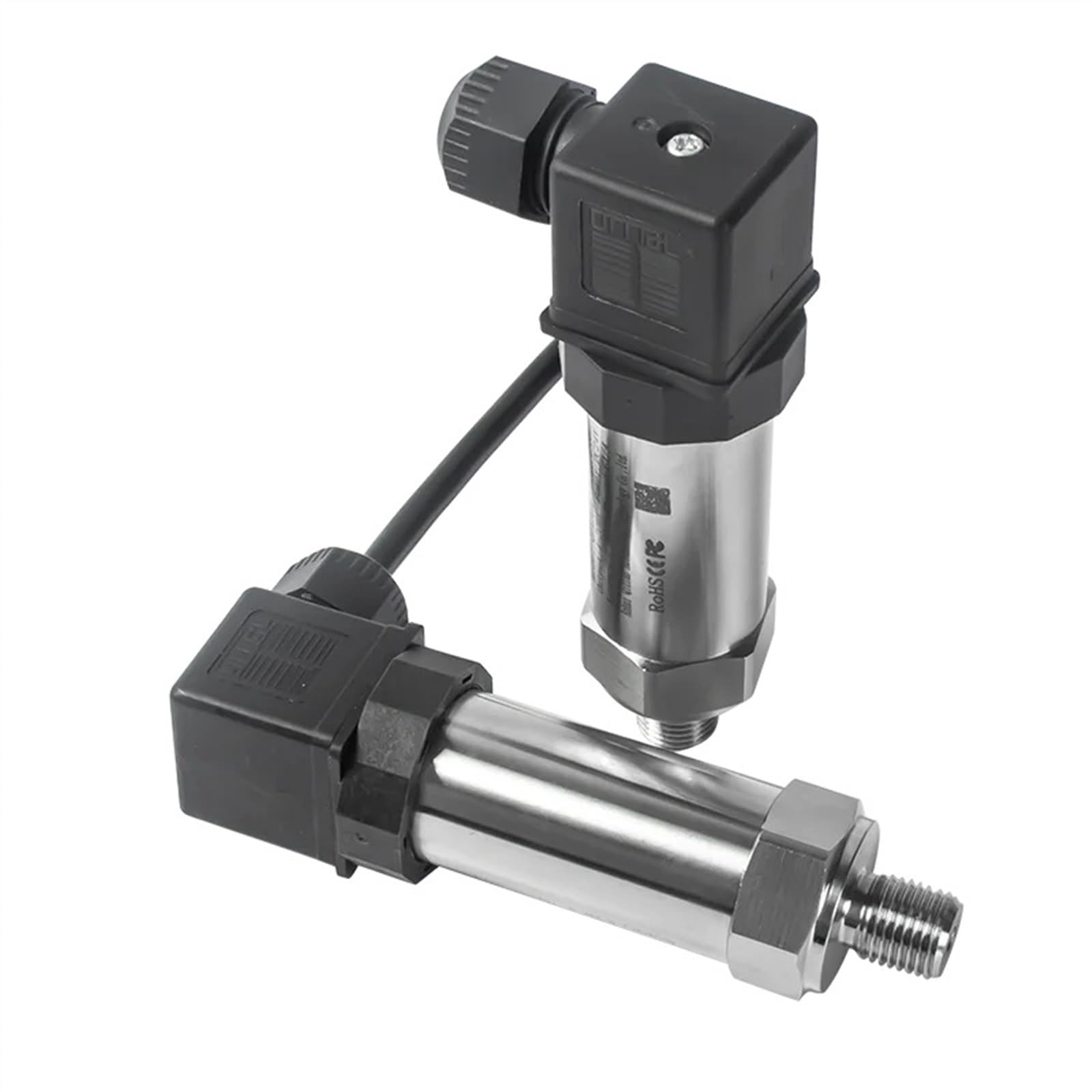 Water Oil Fuel Gas Air Pressure Transmitter G1/4 24V 4-20mA 0-600bar Optional Stainless Steel Pressure Transducer Sensor(4-20mA Output,0-100bar)