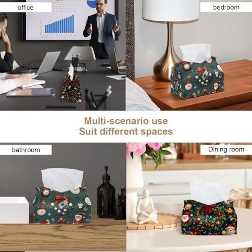 Distributeur de serviettes visage Noël cadeau de table idéal - 7
