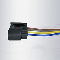 Vista 6 de cueclue Pack-6 - Arnés de conector de bobina de encendido, relé impermeable con arnés, adecuado para Toyota Camry Corolla Reiz Camry RAV4 (negro)