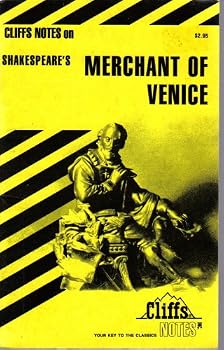 Paperback Cliffs Notes On Shakespeare's Merchant Of Venice Book