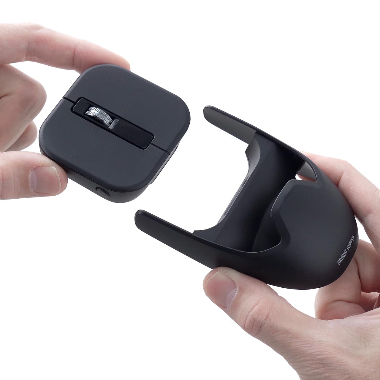 サンワダイレクト 小型マウス 分離式マウス Bluetooth/2.4GHz マ…