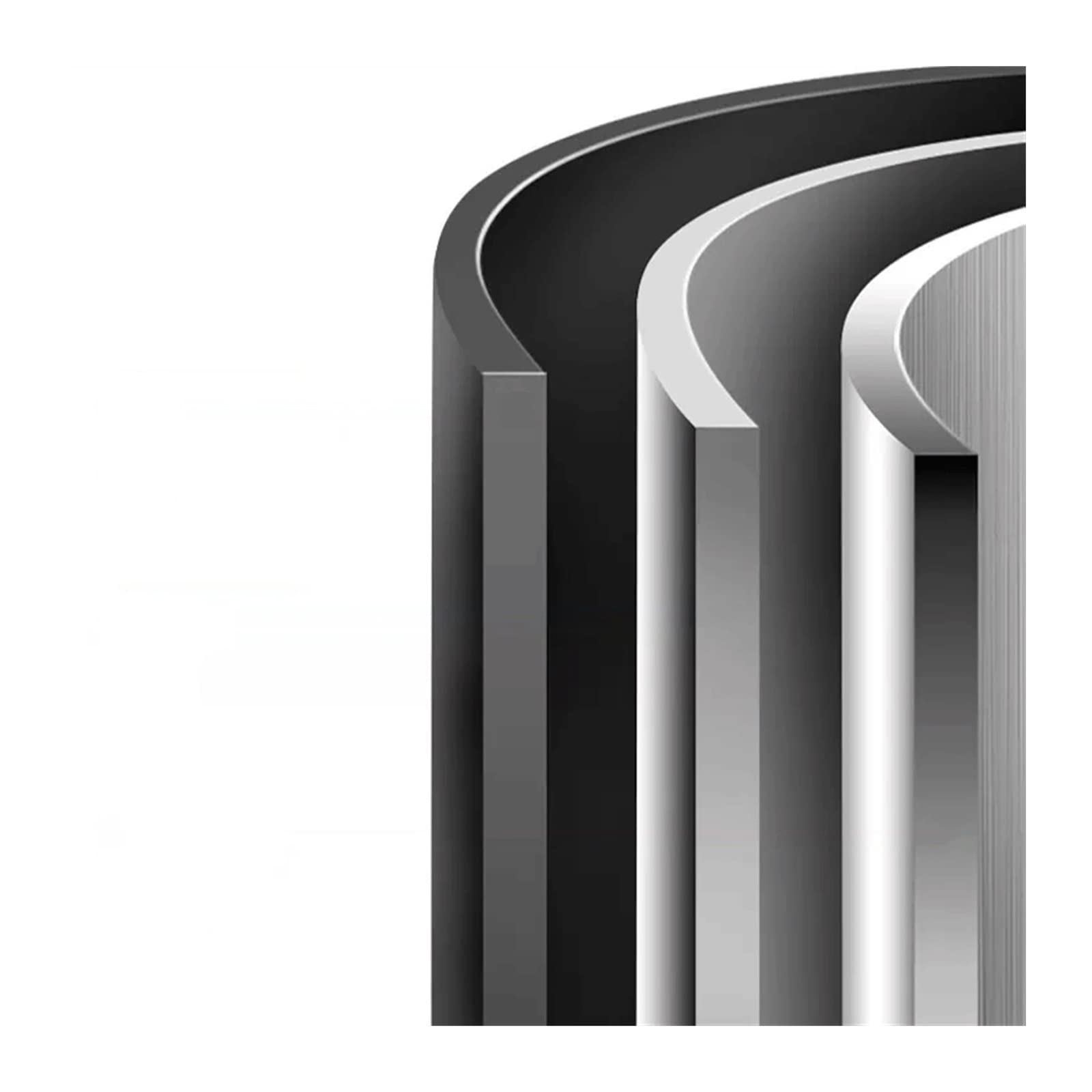 Ripiano per doccia Rack di stoccaggio Lavabo for WC semplice a tre strati Organizer(Nero)