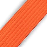 Macho Rank Karate Belts - Orange - Size 4