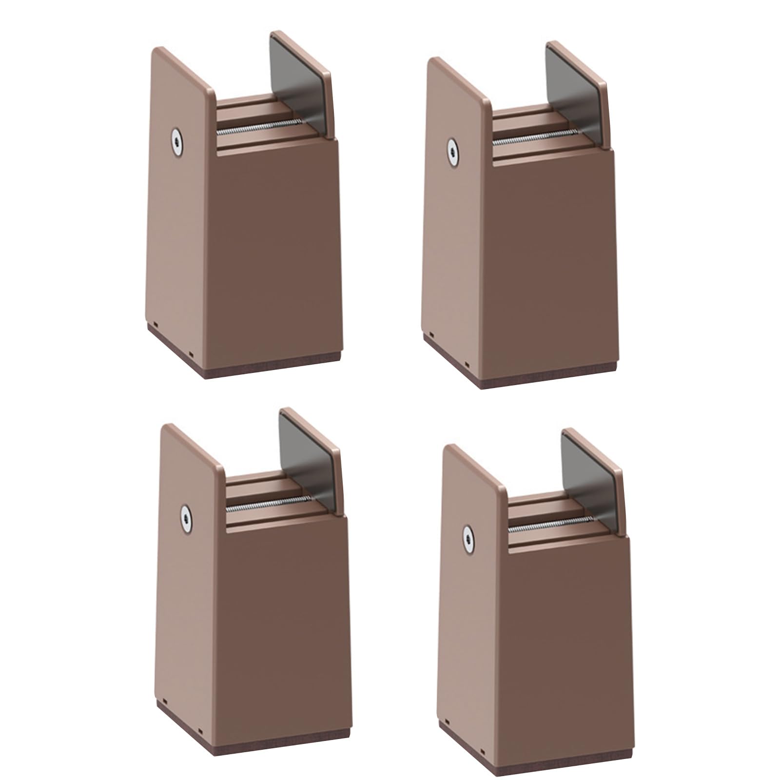 of 4 Sturdy Bed Risers 2Inch Thick Leg Extenders Accessory for Desk Chair Sofa Storage Solution Use Furniture Risers for Sofa Table Chair Desk