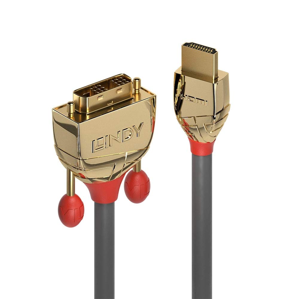 LINDY 36194 1m HDMI to DVI Cable, Gold Line