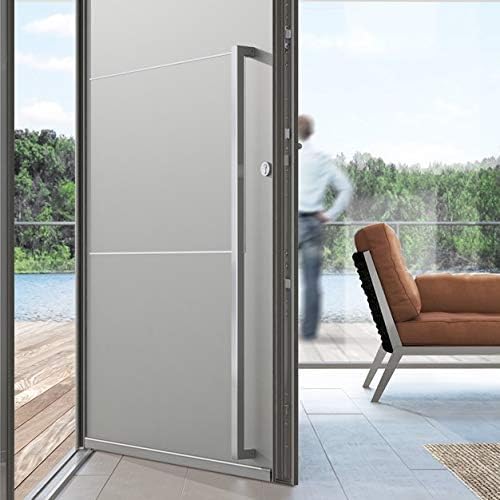 125 Ornamental Modern Stainless Steel Sus304 Entrance Entry Commercial Office Store Front Wood Timber Glass Garage Aluminum Office Door Pull Push Handles Double-sided (24 Inches /600x25x25mm)