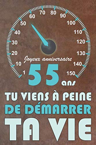Carte De Vœux 'Joyeux Anniversaire 55 Ans !' + Enveloppes - Qualité Luxe, Couleur - Neuf - Fabriqué En France