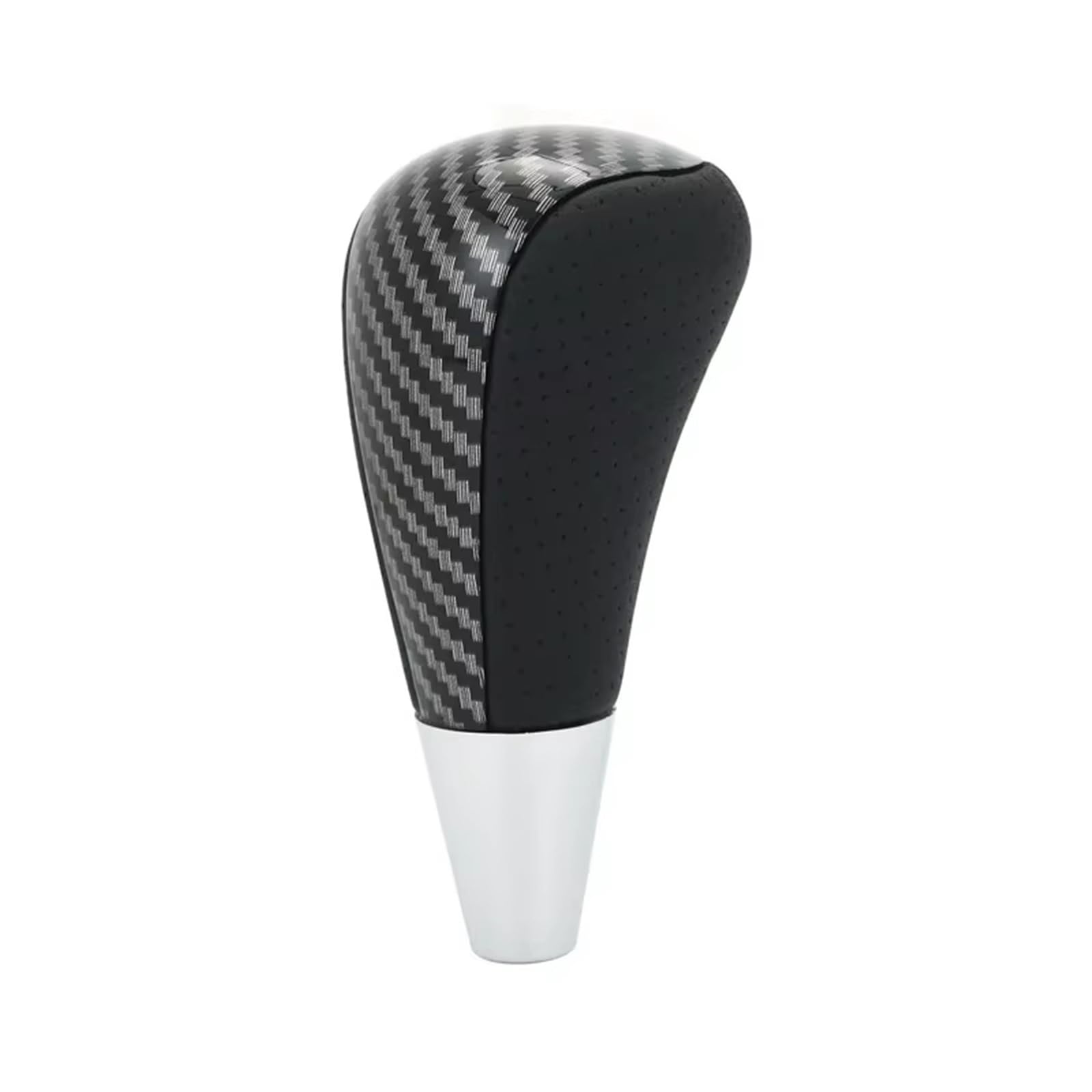 Pdurmbuab Carbon With Hole Gear Shift Knob Manual Leather Walnut Styling Abs Automatic Gear Stick Knob Handle For Corolla Camry/Harrier Fortuner Crown