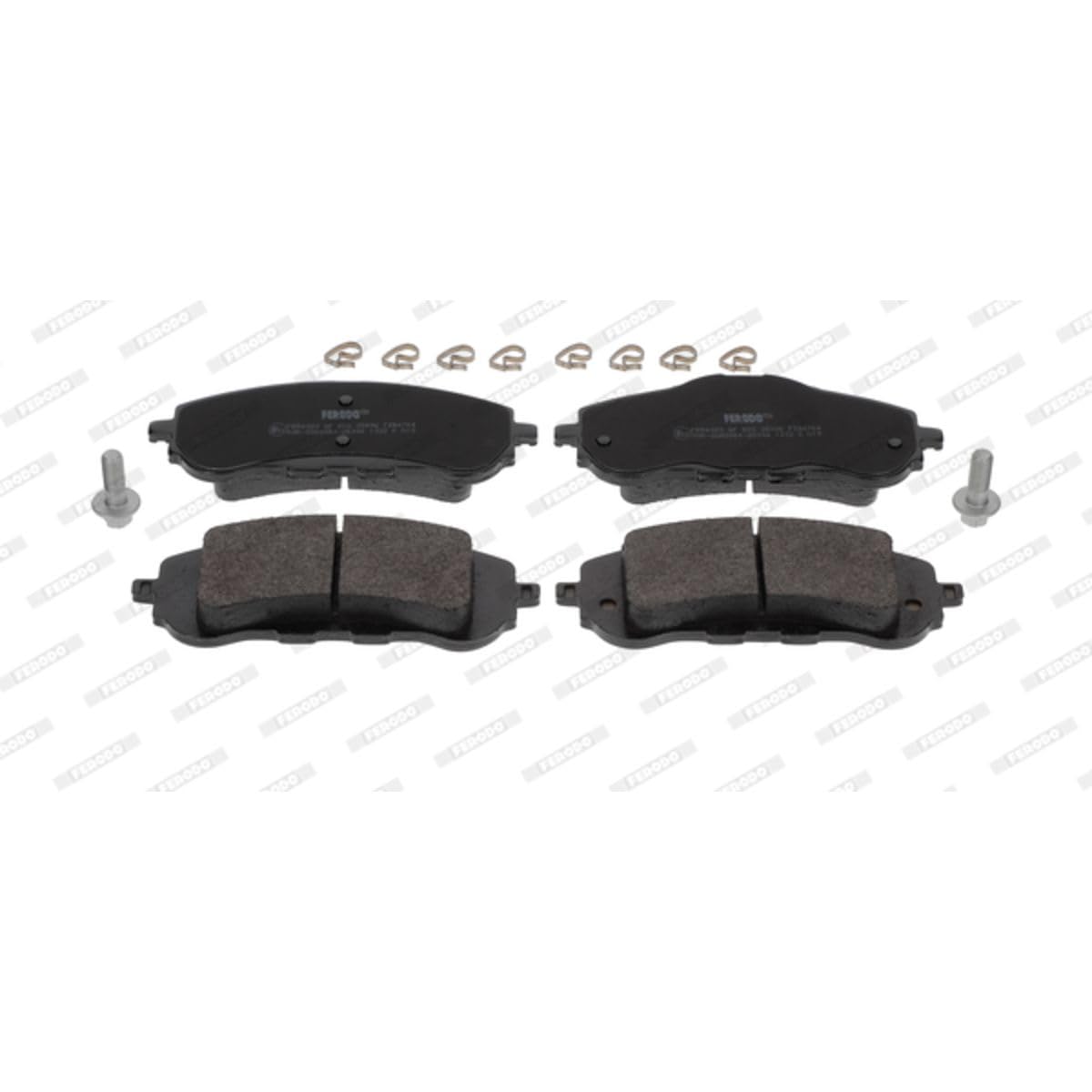 FERODO Plaquettes de freins Avant non préparé pour l'indicateur d'usure avec accessoires FDB4764 Compatible avec PEUGEOT 308 II 3/5 portes LB, LP, LW, LH, L3 308 II SW LC, LJ, LR, LX, L4, CITROËN