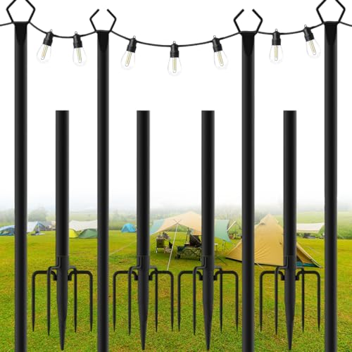 Poteaux pour guirlande extérieure : créez une ambiance guinguette sur votre terrasse