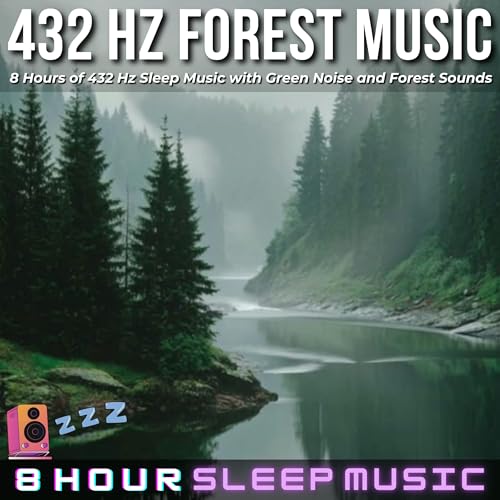 🌳 8 Hours of 432 Hz Forest Music with Green Noise | Soothing Nature Sounds for Deep Sleep & Relaxation 💤