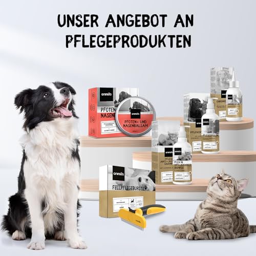 Conditioner für Hunde & Katzen - 500ml Spülung - Mit Kokosöl & Avocadoöl - Für Langhaar & Kurzhaar - Bei Juckreiz, Geruch & trockene Haut - Schonende Fellpflege für Kätzchen & Welpen - Ohne Parfüm