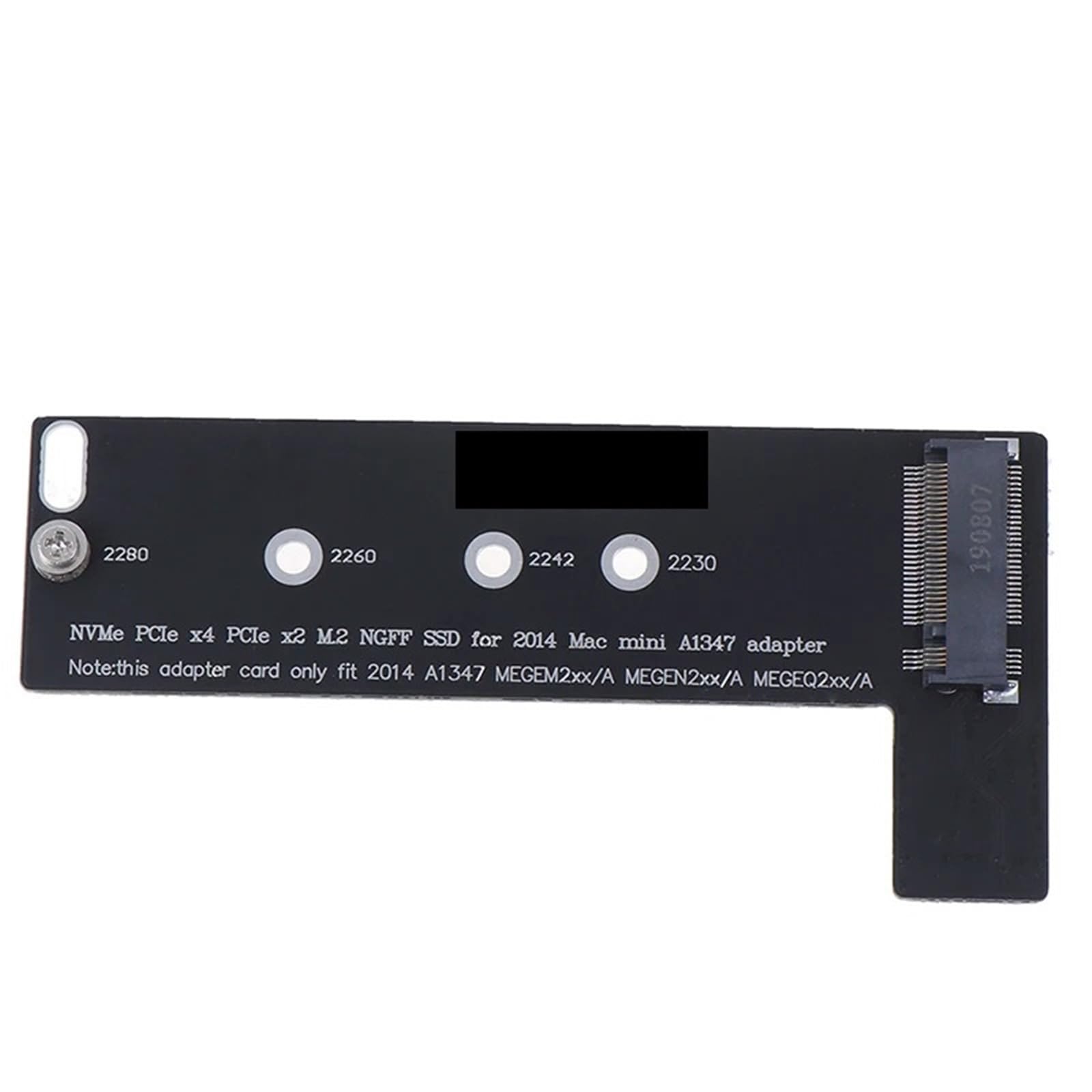 PCI-Ex4 M.2 NGFF NVME AHCI SSD konwerter karty adapter do 2014macbook A1347