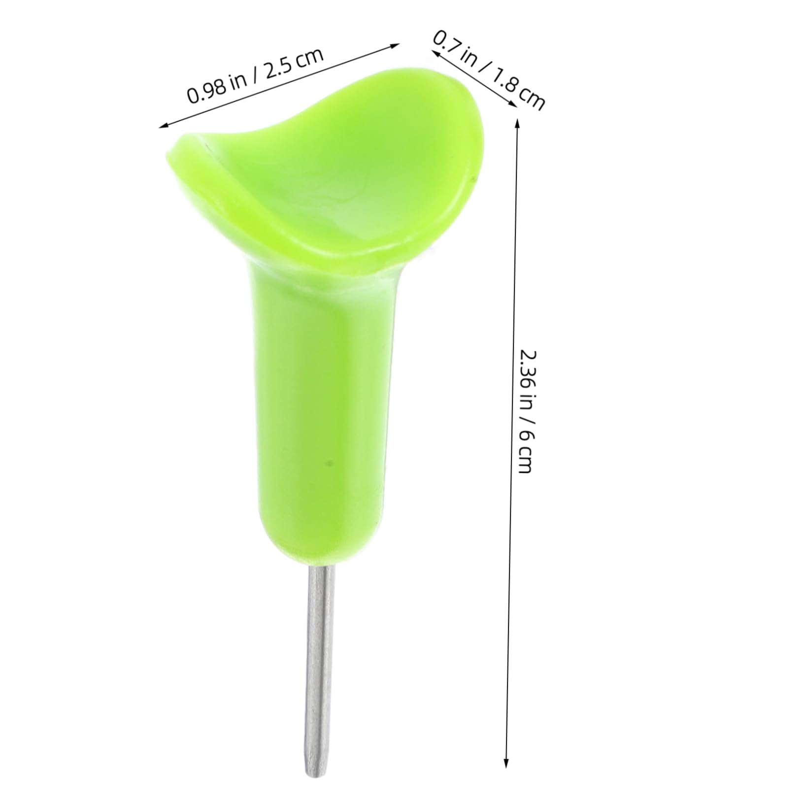 KOMBIUDA Blind Writing Pen Blind People Gadgets Writing Pens Stylus Pen Blind Braille Writing Pen Braille Writing Stylus Tool Plastic Braille Writer Blind Accessory Stainless Steel Green