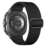 Correa elástica para Samsung Galaxy Watch Ultra de 47 mm (2024) para hombres y mujeres, correa elástica de nailon suave compatible con Samsung Watch Ultra Band de 47 mm para hombres y mujeres, correa