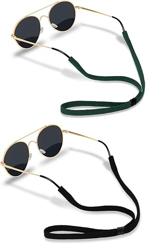 Miniatura 28 de Correa de gafas (2 piezas) Correa de gafas deportivas Retenedor ajustable de gafas de sol para hombres mujeres Paquete de 2