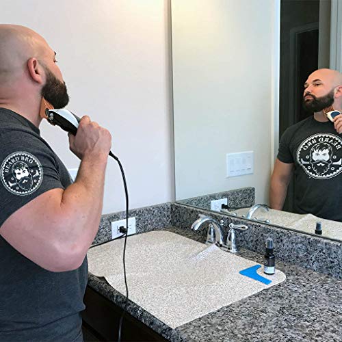 Groom Mat For Hair Dying, Cutting, And Beard & Mustache Trimming/Non Stick Surface, Easy To Clean #TOP1