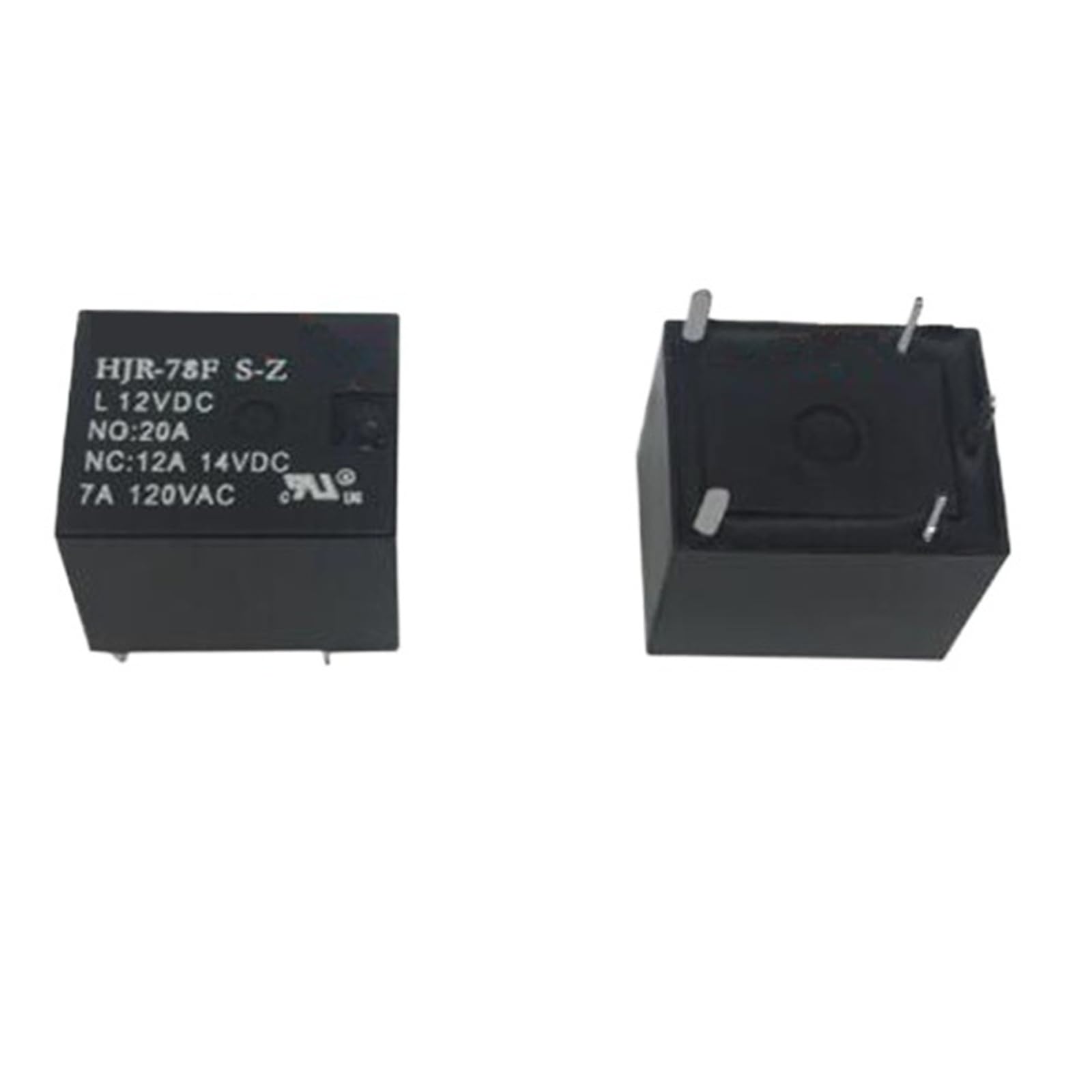 Relais HJR-78F-SZL-12VDC 4PIN pour circuit imprimé automobile en lot de 20 pièces