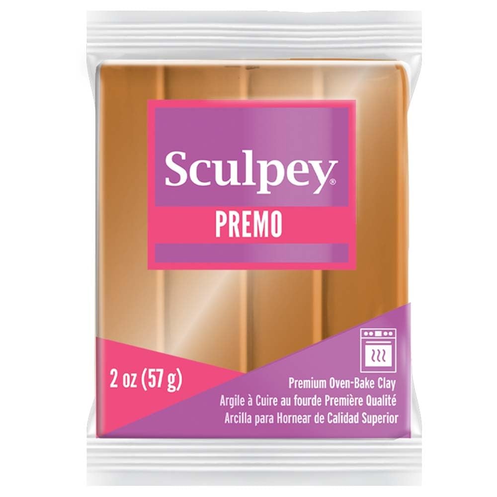 Polyform Premo! Sculpey Polymer Clay 2 Oz: Gold