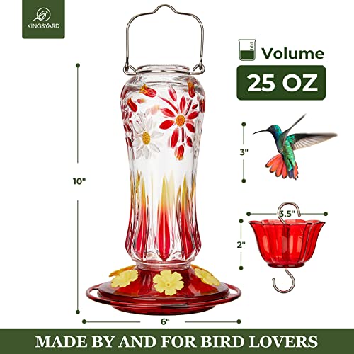 Kingsyard KY16USKYBF145CP01A01 Hummingbird Feeder For Outdoors Hanging thumb #6