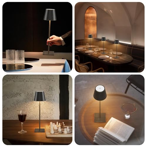 Aoceley 2-Pack Rechargeable Table Lamps Led Cordless Table Lamp 3W 5500Mah Battery Operated Table Light Stepless Dimmable Portable Table Lamp For Restaurant/Table/Bedroom/Outdoor thumb #7