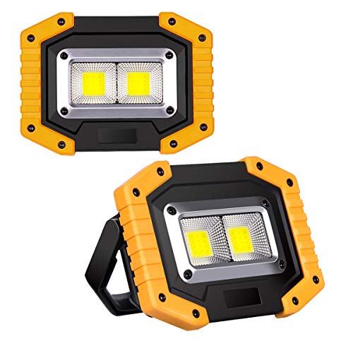 Luz de Trabajo LED Recargable, Luz de Inundación Portátil 30W USB, 3...